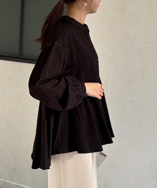 Chez toi（シェトワ）の「フレアブラウス（シャツ/ブラウス・レディース・ブラック/ホワイト/ピンク・FREE）」の22枚目の写真