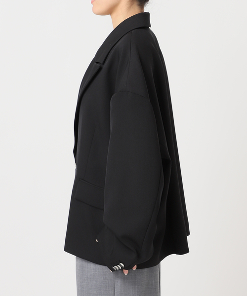 CITYSHOP（シティーショップ）の「SHORT DOUBLE ジャケット（その他アウター・レディース・ブラック/ベージュ・36/38）」の14枚目の写真