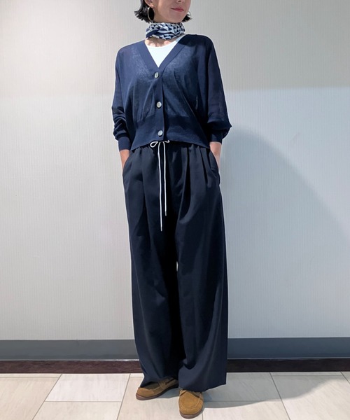 HELIOPOLE(エリオポール)の「BARREL LEG TUCK PANTS(その他パンツ・レディース・グレー/ダークブラウン・36/38)」の18枚目の写真