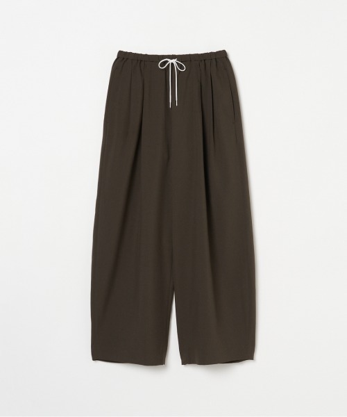 HELIOPOLE(エリオポール)の「BARREL LEG TUCK PANTS(その他パンツ・レディース・グレー/ダークブラウン・36/38)」の9枚目の写真