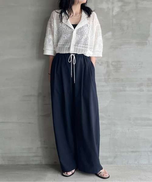 HELIOPOLE(エリオポール)の「BARREL LEG TUCK PANTS(その他パンツ・レディース・グレー/ダークブラウン・36/38)」の19枚目の写真