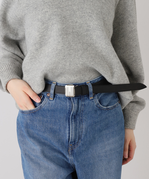 FRAMeWORK（フレームワーク）の「CCU/シーシーユー sulide buckle ベルト guidi（ベルト・レディース・ブラック・FREE）」の5枚目の写真