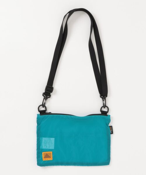 KELTY(ケルティ)の「MonoMAX掲載モデル【KELTY】AIRY FLAT POUCH S エアリーフラットポーチ S リップストップナイロン(ショルダーバッグ・レディース・ターコイズブルー/オリーブ/イエロー/ブラック/ベージュ・ONE SIZE)」の4枚目の写真