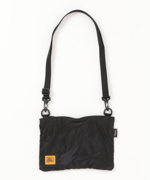 KELTY(ケルティ)の「MonoMAX掲載モデル【KELTY】AIRY FLAT POUCH S エアリーフラットポーチ S リップストップナイロン(ショルダーバッグ・レディース・ターコイズブルー/オリーブ/イエロー/ブラック/ベージュ・ONE SIZE)」の2枚目の写真