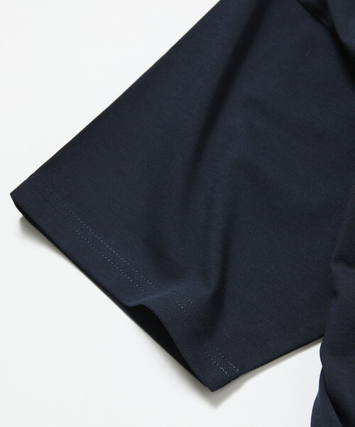 FREAK'S STORE(フリークスストア)の「限定展開 STORATECH/ストラテック ライトウェイト ヘンリーネックTシャツ/抗菌/防臭/制菌/UVカット/接触冷感/吸水速乾(Tシャツ/カットソー・メンズ・スミクロ/ネイビー/ブラック/ホワイト/グレイッシュベージュ・SMALL/X-LARGE/LARGE/MEDIUM)」の11枚目の写真