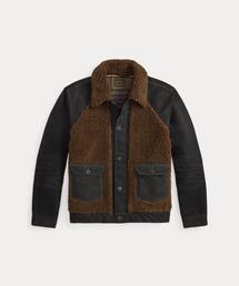 RRL（ダブル アール エル）の「フリースパネルド キャンバス ジャケット（ブルゾン）」