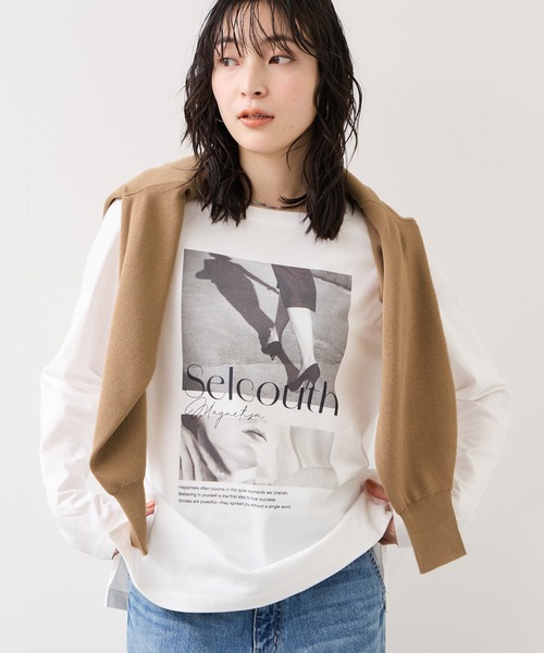 VIS(ビス)の「パールボタンカーディガン(カーディガン/ボレロ・レディース・ブラック/オフホワイト/ピンク/キャメル・FREE)」の20枚目の写真