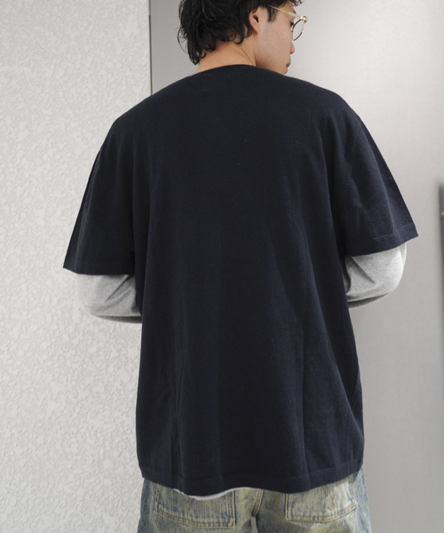 extreme cashmere(エクストリーム カシミヤ)の「EXTREME CASHMERE/エクストリーム カシミア n452 ROCK(ニット/セーター・メンズ・カーキ/ブラック/ネイビー/グレー・FREE)」の11枚目の写真