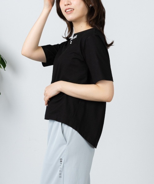 STUDIO PICONE(スタジオピッコーネ)の「立体刺繍UV冷感プルオーバー(Tシャツ/カットソー・レディース・ブラック/オレンジ/ホワイト・M/LL/L)」の13枚目の写真