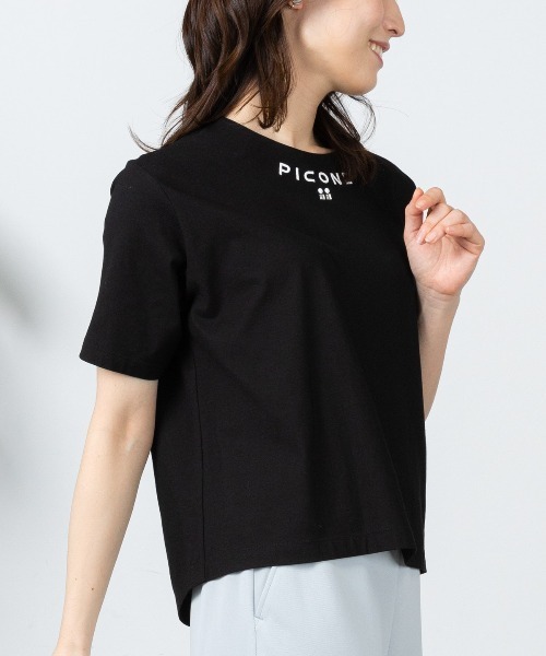 STUDIO PICONE(スタジオピッコーネ)の「立体刺繍UV冷感プルオーバー(Tシャツ/カットソー・レディース・ブラック/オレンジ/ホワイト・M/LL/L)」の12枚目の写真
