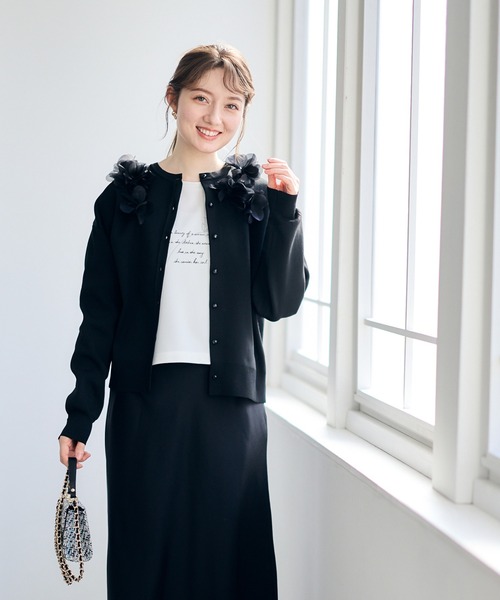 12Twelve Agenda(トゥエルブ アジェンダ)の「線画モチーフプリントTシャツ(Tシャツ/カットソー・レディース・ブラック/ピンク・M)」の7枚目の写真