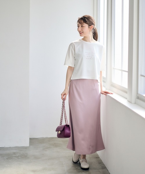 12Twelve Agenda(トゥエルブ アジェンダ)の「線画モチーフプリントTシャツ(Tシャツ/カットソー・レディース・ブラック/ピンク・M)」の12枚目の写真