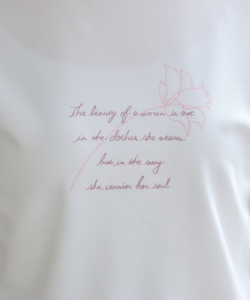 12Twelve Agenda(トゥエルブ アジェンダ)の「線画モチーフプリントTシャツ(Tシャツ/カットソー・レディース・ブラック/ピンク・M)」の19枚目の写真