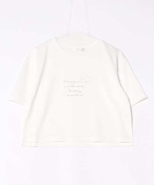 12Twelve Agenda(トゥエルブ アジェンダ)の「線画モチーフプリントTシャツ(Tシャツ/カットソー・レディース・ブラック/ピンク・M)」の8枚目の写真