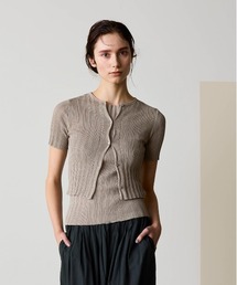 WALANCE（ワランス）の「paper rib knit 2way top（ニット/セーター）」