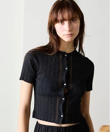WALANCE（ワランス）の「paper rib knit 2way top（ニット/セーター）」