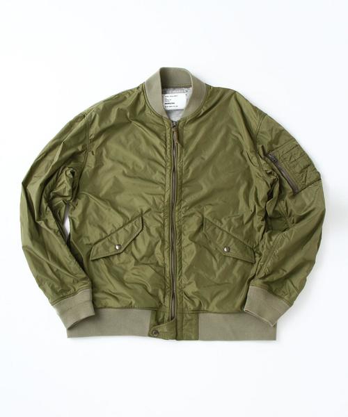 MONKEY TIME(モンキータイム)の「<monkey time>∴ ナイロン ボンディング L-2ジャケット◆(ブルゾン・メンズ・ブラック/オリーブ/ワインレッド・LARGE/MEDIUM/SMALL/X-LARGE)」の4枚目の写真