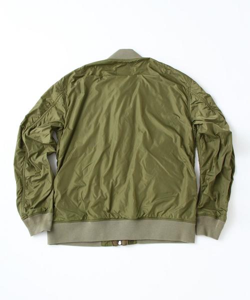 MONKEY TIME(モンキータイム)の「<monkey time>∴ ナイロン ボンディング L-2ジャケット◆(ブルゾン・メンズ・ブラック/オリーブ/ワインレッド・LARGE/MEDIUM/SMALL/X-LARGE)」の5枚目の写真