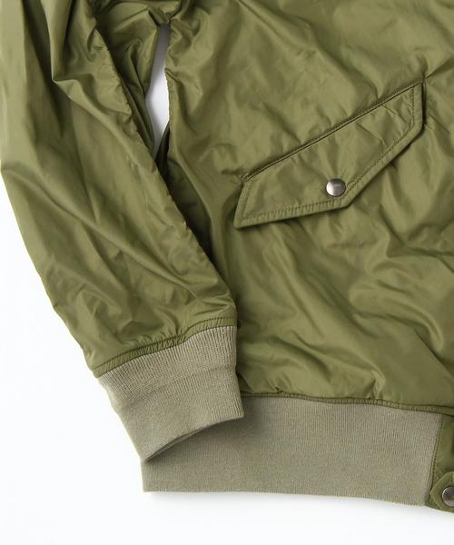 MONKEY TIME(モンキータイム)の「<monkey time>∴ ナイロン ボンディング L-2ジャケット◆(ブルゾン・メンズ・ブラック/オリーブ/ワインレッド・LARGE/MEDIUM/SMALL/X-LARGE)」の8枚目の写真