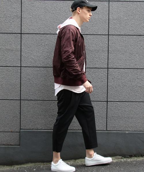 MONKEY TIME(モンキータイム)の「<monkey time>∴ ナイロン ボンディング L-2ジャケット◆(ブルゾン・メンズ・ブラック/オリーブ/ワインレッド・LARGE/MEDIUM/SMALL/X-LARGE)」の13枚目の写真