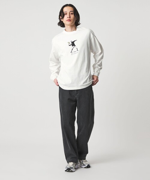A DAY IN THE LIFE UNITED ARROWS（アデイインザライフユナイテッドアローズ）の「＜BRANDALISED × A DAY IN THE LIFE ＞バンクシー リラックス カットソー（Tシャツ/カットソー・メンズ・ブラック/ホワイト・M/L）」の17枚目の写真
