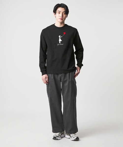A DAY IN THE LIFE UNITED ARROWS（アデイインザライフユナイテッドアローズ）の「＜BRANDALISED × A DAY IN THE LIFE ＞バンクシー リラックス カットソー（Tシャツ/カットソー・メンズ・ブラック/ホワイト・M/L）」の20枚目の写真
