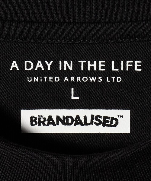 A DAY IN THE LIFE UNITED ARROWS（アデイインザライフユナイテッドアローズ）の「＜BRANDALISED × A DAY IN THE LIFE ＞バンクシー リラックス カットソー（Tシャツ/カットソー・メンズ・ブラック/ホワイト・M/L）」の15枚目の写真