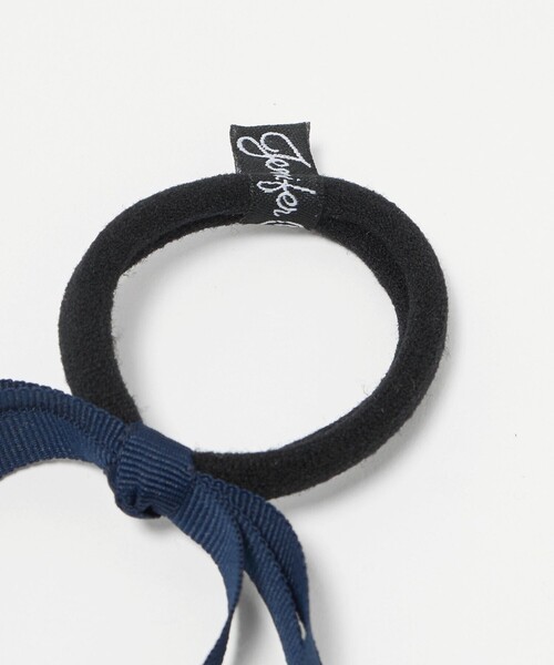 Jennifer Ouellette（ジュエファーオウレット）の「＜Jennifer Ouellette＞リボン ポニー/ヘアゴム（ヘアゴム・レディース・ブラック/ネイビー・FREE）」の5枚目の写真
