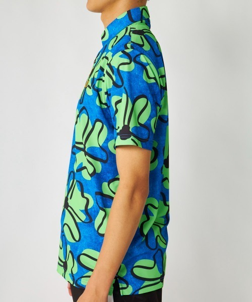 Loudmouth（ラウドマウス）の「LOUDMOUTH/ラウドマウス ゴルフウェア プレミアムカノコ 吸汗速乾 UVカット 接触冷感 総柄 半袖シャツ（Tシャツ/カットソー・メンズ・その他4/その他/その他1/その他2/その他3・M/LL/3L/L）」の6枚目の写真