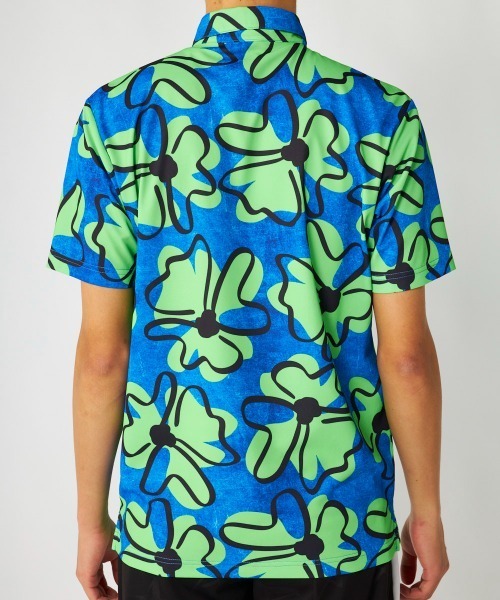 Loudmouth（ラウドマウス）の「LOUDMOUTH/ラウドマウス ゴルフウェア プレミアムカノコ 吸汗速乾 UVカット 接触冷感 総柄 半袖シャツ（Tシャツ/カットソー・メンズ・その他4/その他/その他1/その他2/その他3・M/LL/3L/L）」の7枚目の写真