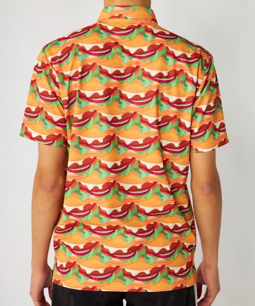 Loudmouth（ラウドマウス）の「LOUDMOUTH/ラウドマウス ゴルフウェア プレミアムカノコ 吸汗速乾 UVカット 接触冷感 総柄 半袖シャツ（Tシャツ/カットソー・メンズ・その他4/その他/その他1/その他2/その他3・M/LL/3L/L）」の13枚目の写真