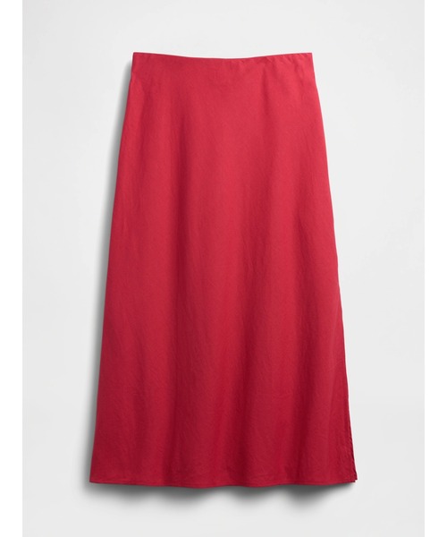 GAP（ギャップ）の「リネンブレンド マキシ スリップスカート（スカート・レディース・イエロー/レッド/ブラウン/ナチュラル/ブラック系その他/ブラック・XXS/L/M/S/XS）」の12枚目の写真