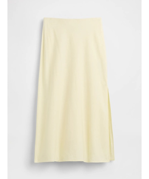 GAP（ギャップ）の「リネンブレンド マキシ スリップスカート（スカート・レディース・イエロー/レッド/ブラウン/ナチュラル/ブラック系その他/ブラック・XXS/L/M/S/XS）」の13枚目の写真