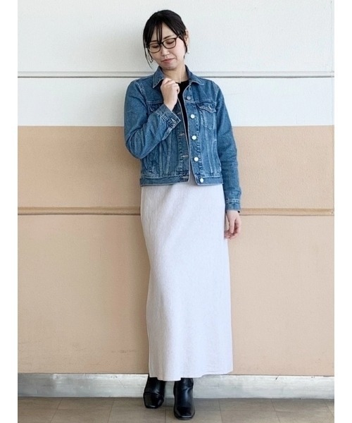 GAP（ギャップ）の「リネンブレンド マキシ スリップスカート（スカート・レディース・イエロー/レッド/ブラウン/ナチュラル/ブラック系その他/ブラック・XXS/L/M/S/XS）」の17枚目の写真