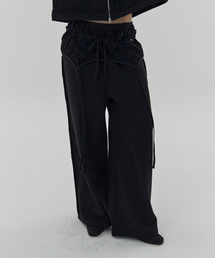DEARSTALKER（ディアストーカー）の「JENA ROUGH SWEAT PANTS - BLACK（スウェットパンツ）」