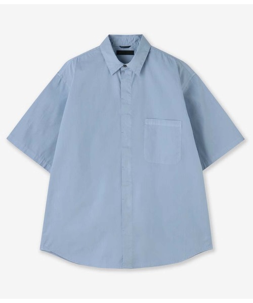 junhashimoto(ジュンハシモト)の「HALF SLEEVE OVER SHIRT(シャツ/ブラウス・メンズ・ホワイト/サックスブルー・5)」の2枚目の写真