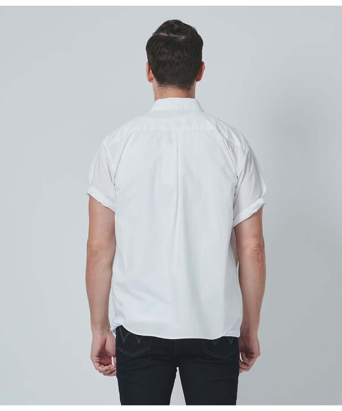 junhashimoto(ジュンハシモト)の「HALF SLEEVE OVER SHIRT(シャツ/ブラウス・メンズ・ホワイト/サックスブルー・5)」の13枚目の写真