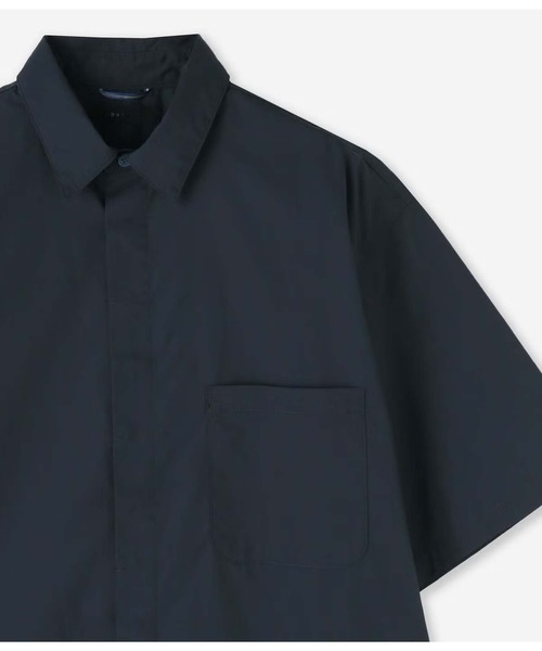 junhashimoto(ジュンハシモト)の「HALF SLEEVE OVER SHIRT(シャツ/ブラウス・メンズ・ホワイト/サックスブルー・5)」の4枚目の写真