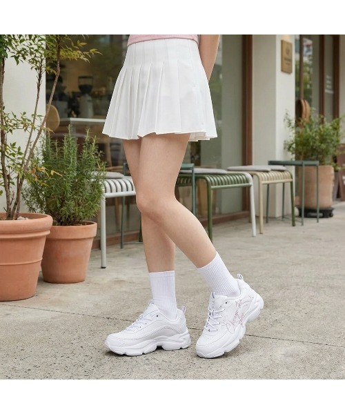 FILA(フィラ)の「RAYTONA SCRIPT(スニーカー・レディース・ホワイト・24.5cm/24.0cm/22.5cm/23.0cm/23.5cm/25.0cm/26.0cm)」の9枚目の写真