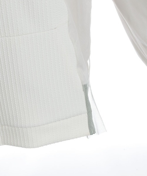 axes femme（アクシーズファム）の「チュール切替カーデ（カーディガン/ボレロ・レディース・キナリ/チャコール・FREE）」の13枚目の写真