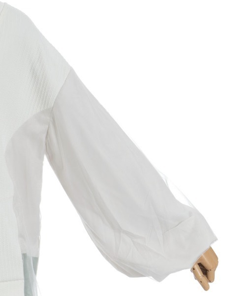 axes femme（アクシーズファム）の「チュール切替カーデ（カーディガン/ボレロ・レディース・キナリ/チャコール・FREE）」の16枚目の写真