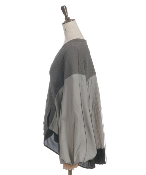axes femme（アクシーズファム）の「チュール切替カーデ（カーディガン/ボレロ・レディース・キナリ/チャコール・FREE）」の18枚目の写真