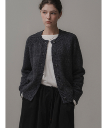 Suave knit cardigan (navy)