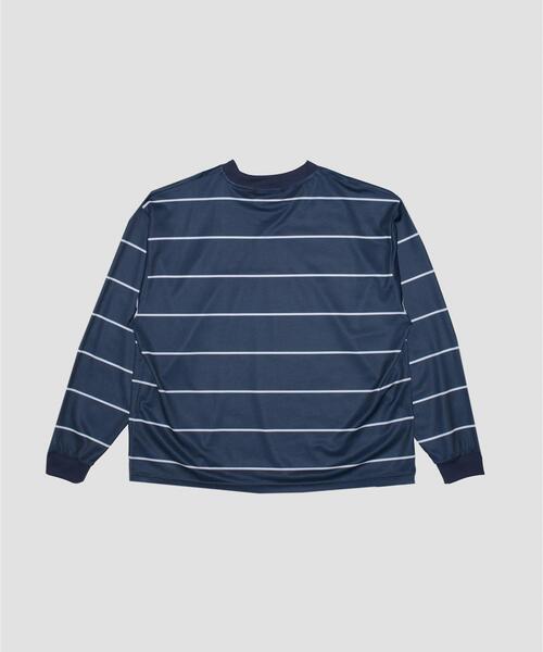 LOTTO（ロット）の「LOTTO　BORDER LONG-SLEEVE GAME SHIRTS（Tシャツ/カットソー・メンズ・ブルー/ネイビー・XX-LARGE/X-LARGE/LARGE/MEDIUM）」の7枚目の写真