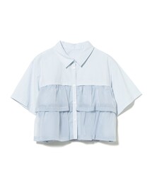 Ray BEAMS（レイビームス）の「シアー ティアード ハーフスリーブ シャツ（シャツ/ブラウス）」