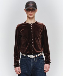 Jieda（ジエダ）の「VELOR SNAP CARDIGAN（カーディガン/ボレロ）」