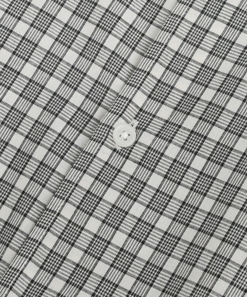 Bleme(ブレム)の「コンパクト 短丈 チェックシャツ(シャツ/ブラウス・メンズ・ブルー/レッド/ホワイト・XL/L/M/S)」の10枚目の写真