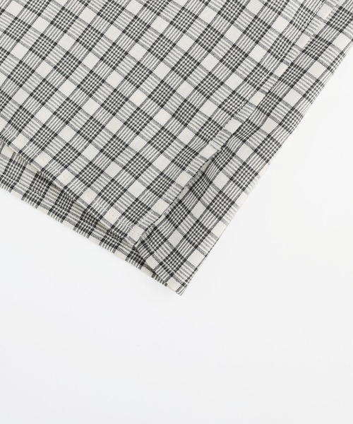 Bleme(ブレム)の「コンパクト 短丈 チェックシャツ(シャツ/ブラウス・メンズ・ブルー/レッド/ホワイト・XL/L/M/S)」の13枚目の写真