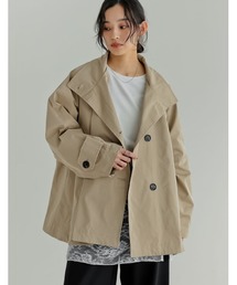 Re:EDIT（リエディ）の「ツイルポンチョライクコート（トレンチコート）」