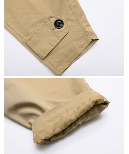 Re:EDIT（リエディ）の「ツイルポンチョライクコート（トレンチコート・レディース・ベージュ/ブラック/アイボリー・FREE）」の20枚目の写真